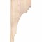Ekena Millwork Pescadero Smooth Corbel, Douglas Fir, 5 1/2"W x 12"D x 24"H COR06X12X24PEC00SDF - alternate 2